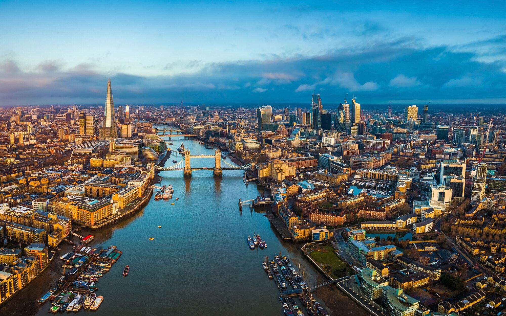 london ariel view
